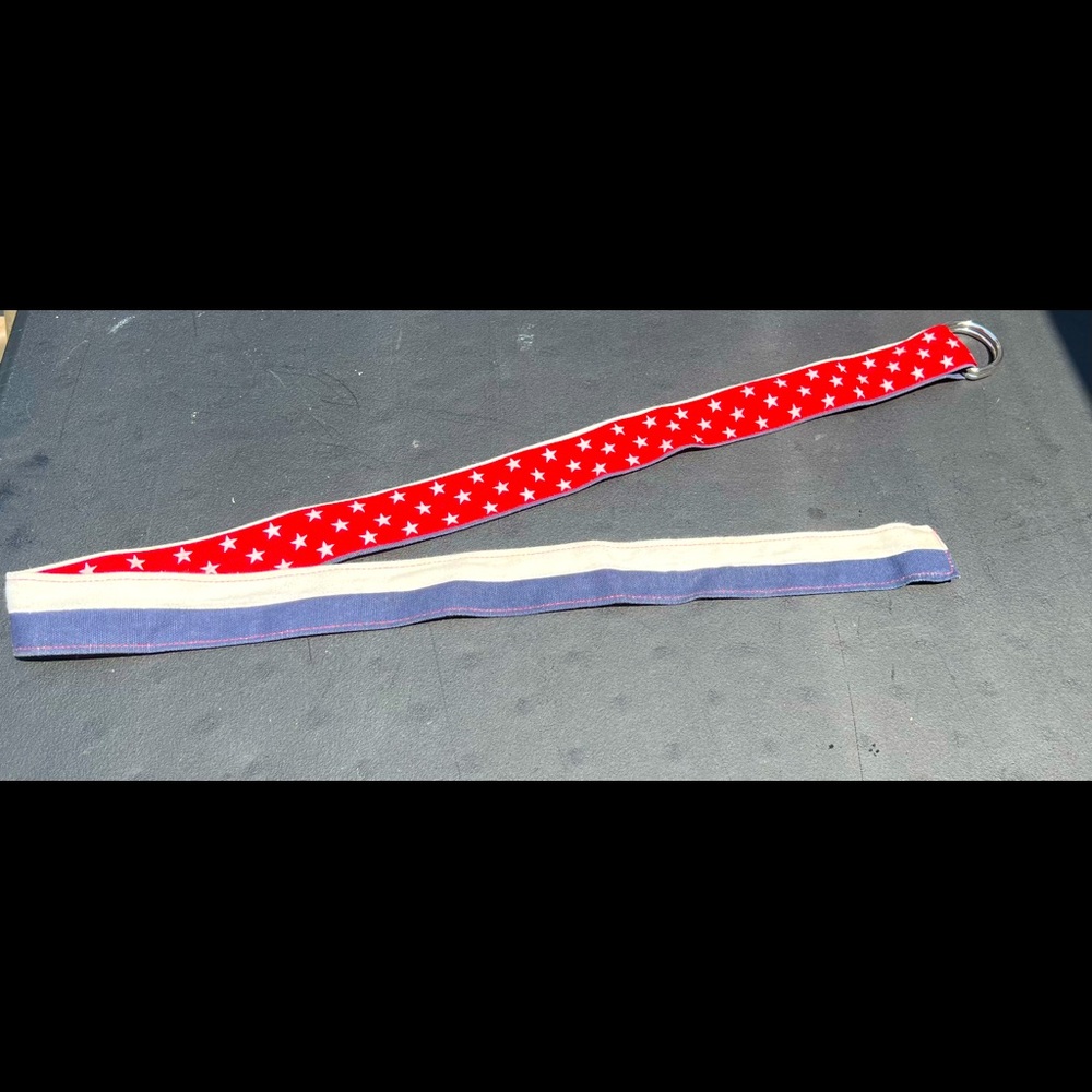 Reversible American themed belt like new